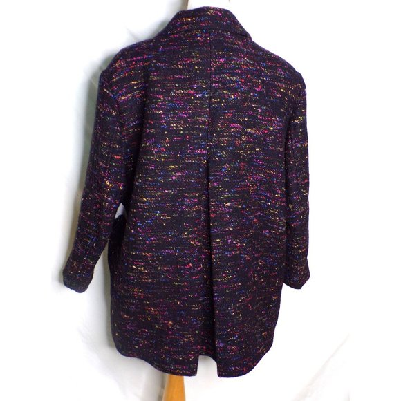 🆕 GANNI Oversized Jacket Wool Blend Small-Medium - Picture 11 of 13